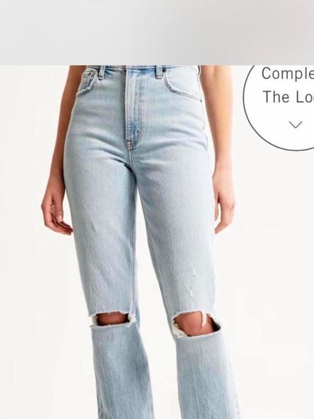 Abercrombie & Fitch 90s straight Ultra high rise